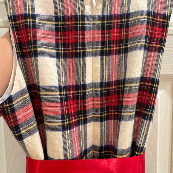 Holly Hastie Arabella Frill Plaid Tartan Dress Maisonette - Picture 9 of 9